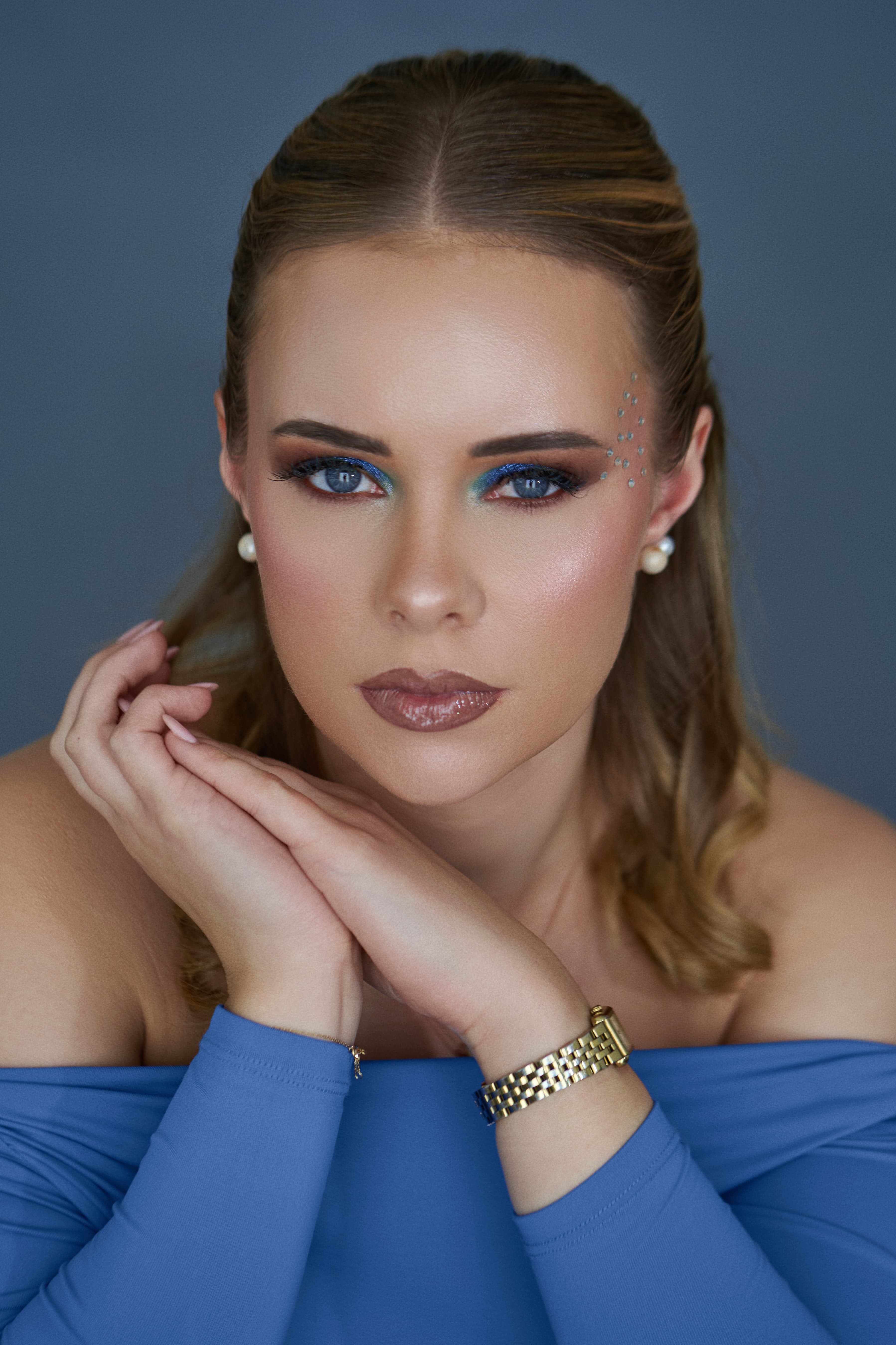 Freja Larsson beauty close-up portrait